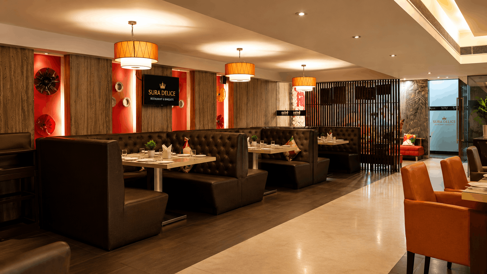 Sura Delice Restaurant and Banquets dining area